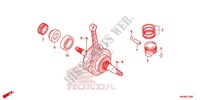 CAMBOTA/PISTAO para Honda XR 125 L Electric start + Kick start 2012