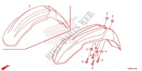 GUARDA LAMAS FRENTE para Honda XR 125 L Electric start + Kick start 2012