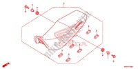 ASSENTO SIMPLES(2) para Honda XR 125 L ARRANQUE ELECTRICO 2014
