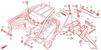 GUARDA LAMAS TRASEIRO para Honda XR 125 L ARRANQUE ELECTRICO 2014