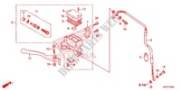 PRINCIPAL DO FREIO DIANTEIRO CILINDRO para Honda XR 125 L ARRANQUE ELECTRICO 2014