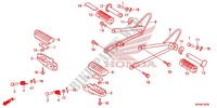 POUSA PES/BRACO DE CONTRA GOLPE/ PEDAL MUDANCAS para Honda XR 125 L Kick start only 2012