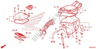 TAMPA FRENTE/FILTRO AR para Honda XR 125 L Kick start only 2012