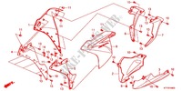 CARENAGEM INFERIOR  para Honda CBR 125 TRICOLORE 2012
