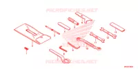 FERRAMENTAS/CAIXA DE BATERIA para Honda CBR 1000 SP ABS REPSOL 2015