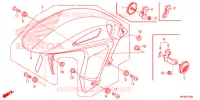 GUARDA LAMAS FRENTE para Honda CBR 1000 SP ABS REPSOL 2015