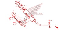 SILENCIADOR ESCAPE(2) para Honda FORZA 125 ABS 2015