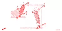 AMORTECEDOR DIANTEIRO para Honda FOURTRAX 420 RANCHER 4X4 DCT IRS 2015
