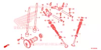 ARVORE CAMES/VALVULA para Honda FOURTRAX 420 RANCHER 4X4 DCT IRS 2015