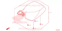 ASSENTO SIMPLES(2) para Honda FOURTRAX 420 RANCHER 4X4 DCT IRS 2015
