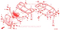BANCO/COQUILHA para Honda FOURTRAX 420 RANCHER 4X4 DCT IRS 2015
