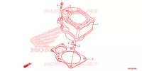CILINDRO para Honda FOURTRAX 420 RANCHER 4X4 DCT IRS 2015