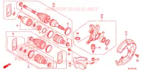 MANGA EIXO FRENTE/VEIO TRANSMISSAO FRENTE para Honda FOURTRAX 420 RANCHER 4X4 DCT IRS 2015