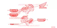 MARCA para Honda FOURTRAX 420 RANCHER 4X4 DCT IRS 2015