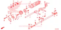 TAMBOR MUDANCAS/FORQUILHA para Honda FOURTRAX 420 RANCHER 4X4 DCT IRS 2015