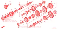 TRANSMISSAO para Honda FOURTRAX 420 RANCHER 4X4 DCT IRS 2015