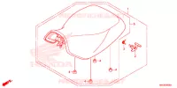 ASSENTO SIMPLES(2) para Honda FOURTRAX 500 FOREMAN 4X4 Electric Shift 2015