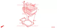 CILINDRO para Honda FOURTRAX 500 FOREMAN 4X4 Electric Shift 2015