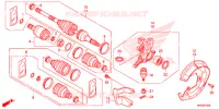 MANGA EIXO FRENTE/VEIO TRANSMISSAO FRENTE para Honda FOURTRAX 500 FOREMAN 4X4 Electric Shift 2015