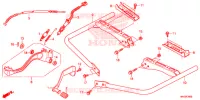 PEDAL/POUSA PES para Honda FOURTRAX 500 FOREMAN 4X4 Electric Shift 2015