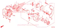PINCA TRAVAO FRENTE para Honda FOURTRAX 500 FOREMAN 4X4 Electric Shift 2015