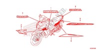 MARCA/FAIXA(1) para Honda WAVE 110 front brake disk 2012