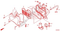 TAMPA FRENTE/FILTRO AR para Honda WAVE 110 front brake disk 2012