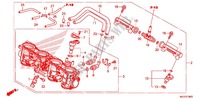 CORPO ACELERADOR para Honda CB 650 F ABS TRICOLOR 2014