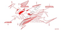 MARCA para Honda CB 650 F ABS TRICOLOR 35KW 2014