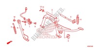 DESCANCO CENTRAL/PEDAL TRAVAOES para Honda ANC 110 ICON 2012