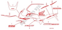 EMBLEMA/FAIXA (CB1300SA ED,F,7E) para Honda CB 1300 ABS, TETE DE FOURCHE 2011