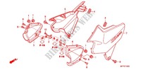 FILTRO AR/TAMPA LATERAL para Honda CB 1300 ABS, TETE DE FOURCHE 2011