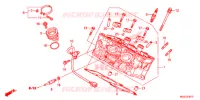 TAMPA CABECA MOTOR (TRASEIRA) para Honda VFR 1200 F DCT 2015