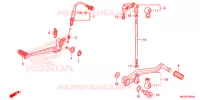 DESCANCO CENTRAL/PEDAL TRAVAOES para Honda VFR 1200 F DCT 2015