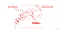 EMBLEMA/FAIXA (1) para Honda VFR 1200 F DCT 2015