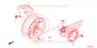 RODA TRASEIRA para Honda VFR 1200 F DCT 2015