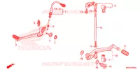 DESCANCO CENTRAL/PEDAL TRAVAOES para Honda VFR 1200 F 2015
