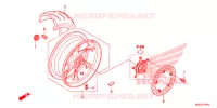 RODA TRASEIRA para Honda VFR 1200 F 2015