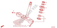 COLUNA DIRECCAO/PONTE SUPERIOR para Honda CBR 1000 RR FIREBLADE 2015