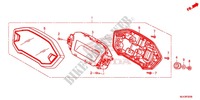 INSTRUMENTOS COMBINADOS para Honda CBR 500 R ABS RED 2015
