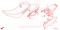 BANCO/GUARDA LAMAS TRASEIRO para Honda CRF 50 2008