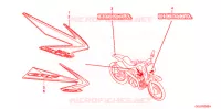 EMBLEMA/FAIXA (CRF50F8/9/A) para Honda CRF 50 2008
