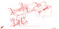 SILENCIADOR ESCAPE(2) para Honda CRF 50 2008