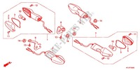 PISCA(2) para Honda CBR 250 R ABS TRICOLORE 2012