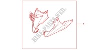 BELLY PAN KIT para Honda CBR 250 R BLEUE 2011