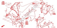 CAPO MEDIO/CARENAGEM INFERIOR para Honda CBR 250 R 2011