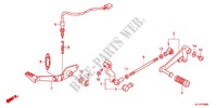 DESCANCO CENTRAL/PEDAL TRAVAOES para Honda CBR 250 R 2011
