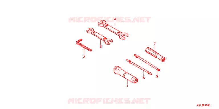 FERRAMENTAS/CAIXA DE BATERIA Honda SCOOTER 110 VISION 2012  NSC110WHB
