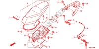 BANCO/CAIXA BAGAGEM para Honda VISION 110 2012