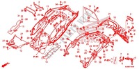 GUARDA LAMAS TRASEIRO para Honda CROSSRUNNER 800 2015